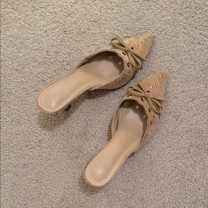 Elegant Tan Women's Mules